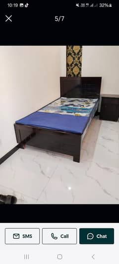 wooden single bed/Single Bed Solid wood