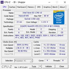 Gaming Rendering Graphics Desktop PC AMD 4th gen xeon v3 eq i7 4770