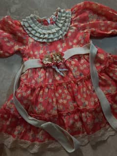 size 18 imported frock with inner cancan and back zip