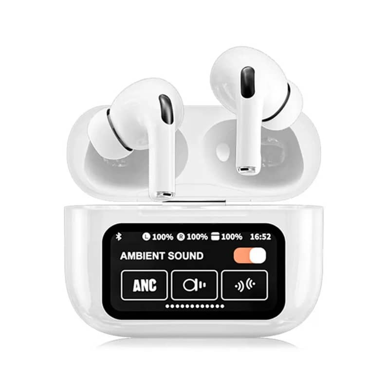 A9pro wireless bluetooth earbuds with ANC,ENC,Digital Display 1