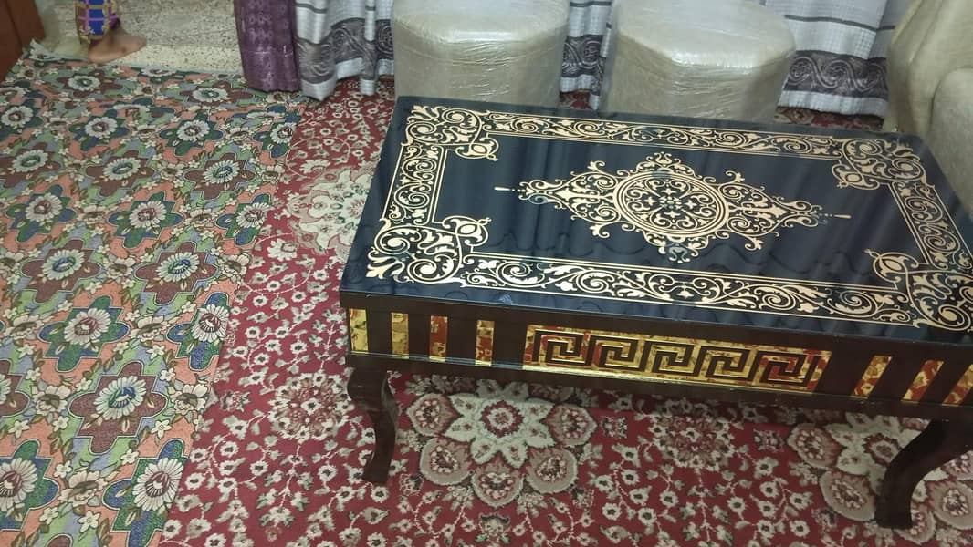 l shape sofa set 2 mini sofa + table heavy sofas 5