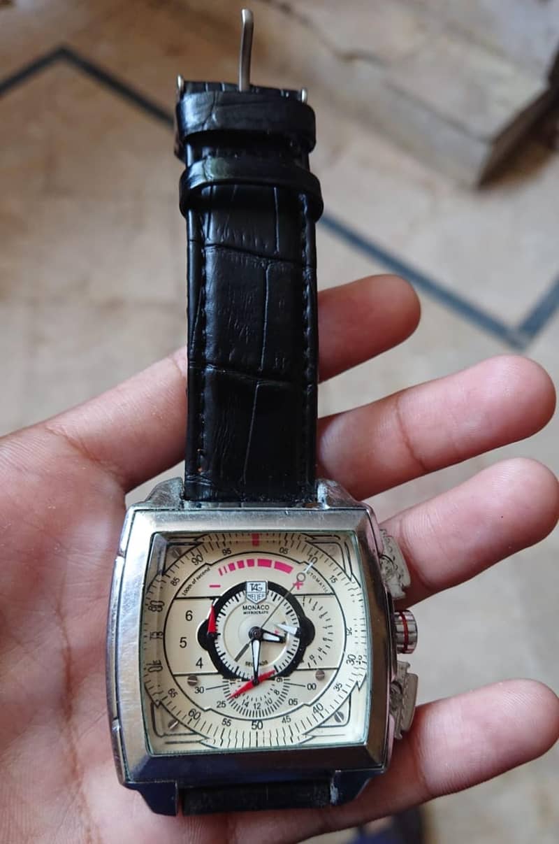 tag heaur monaco automatic  graph watch for sale,working perfectly. 0