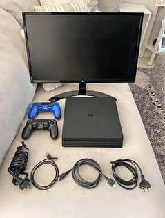 PS4 Slim ( Full Gaming Setup )