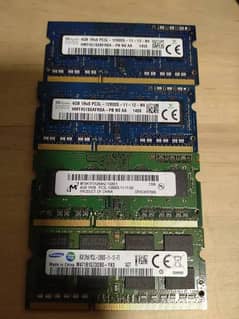 4GB PC3L/DDR3L LAPTOP RAMS