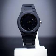 black Arabic aura watch in fiber body 50% Off
