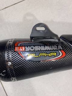 Yoshimura alpha exhaust with bend pipe for ybr