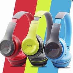 Wireless Headphones 5.0+EDR with Mic Stereo Headset Support FM Radio