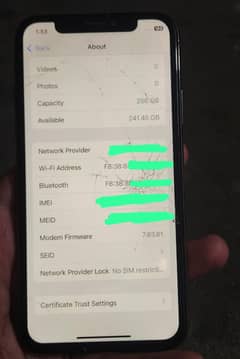 IPhone xs 256gb factory unlock non pta