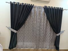 4 curtains set