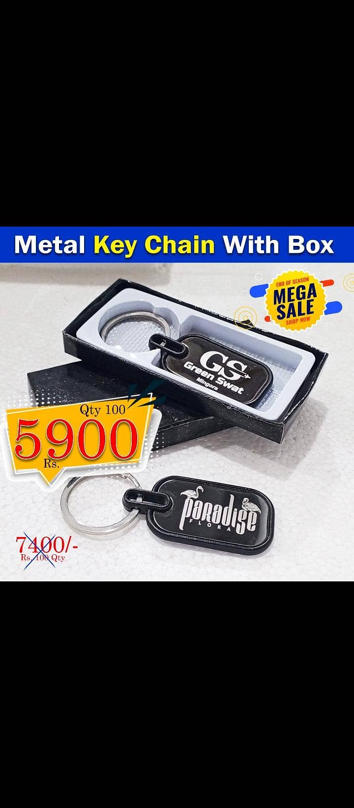 Customised Keychains With Your Name or Logo 3