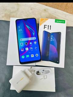 Oppo F11 8gb 256gb dual Sim pta approved box all accessories
