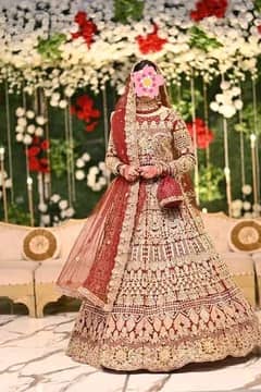 Brida lehnga Elan inspired both sides work
