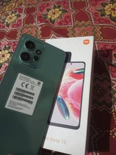 model number radmi note 12 8+4  128 all ok pack sat