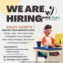 Job available for call center