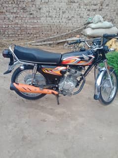 Honda Cg125 modall 2022 all punjab number documents all clear