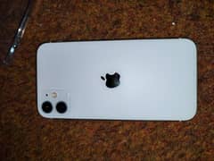 Iphone 11 with box PTA approved dual sim, 128 GB,battery health 85%