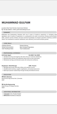 Need Job