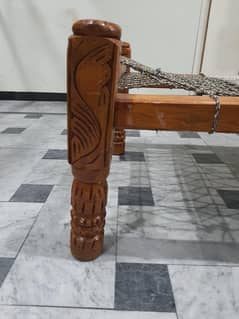 unique Charpai for sale 10/10 new condition Dery k lia bnwai thi mny
