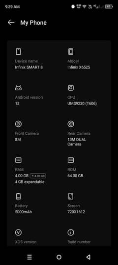 Infinix smart 8.64