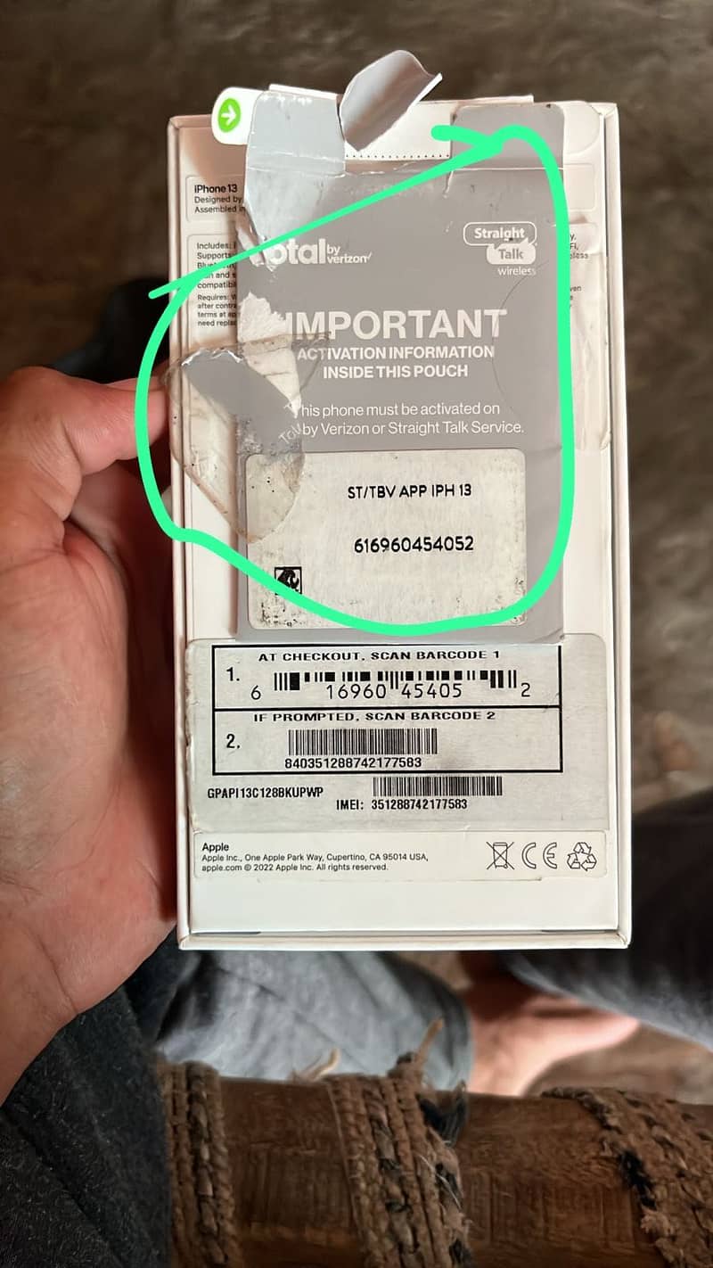 . 	“iPhone 13 Non-PTA | Box Available | 10/10 Condition” 7