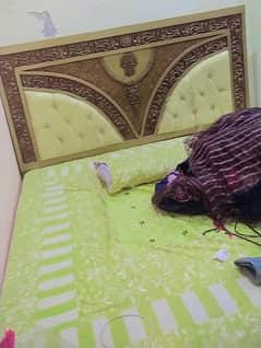 Bed dressing with mattress Double Bed Set for sale