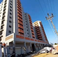 Grey Noor Tower & Shopping Mall Flat Sized 900 Square Feet