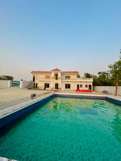8 kanal farm house available for rent in dha phase 7 y block facing Badian road very good location