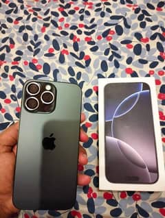 I phone 16 pro max 256 non pta factory unlocked 4 month sim time avail