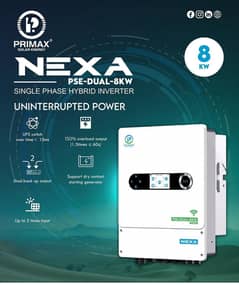 Primax NEXA Series IP66 Solar Hybrid Inverter 8KW