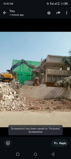 Demolishing work in all over karachi specially in DHA clifton pechs