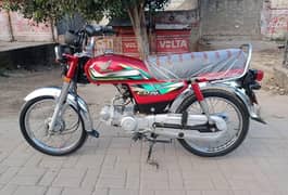 Honda CD70 Bike with Dacument clear