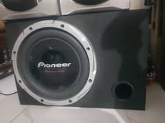 Pioneer subwoofer original box ke sath D4