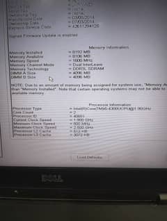 Dell Corei5 4th generation