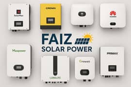 Inverex, SolarMax, Crown, MaxPower, Growatt, Solis, Primax, Huawei.