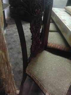 8 chairs with dining table pure chaotii brand new