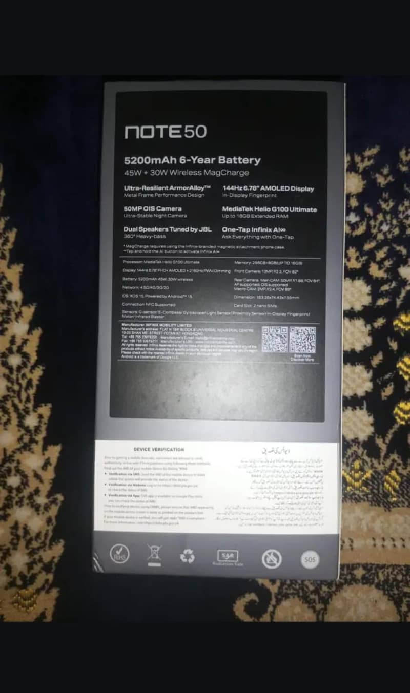 infinix note 50 10 by 10 condition and 10 days use 5