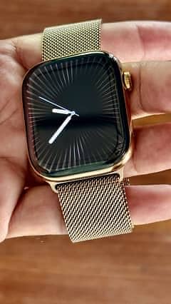 Apple Watch series 10 stainless steel gold