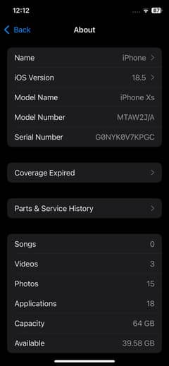 64 gb ok ha back brak ha or frint cmrea ma tore dast ha