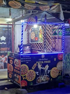 FRIES STALL WITH STOVE AND CUTTER