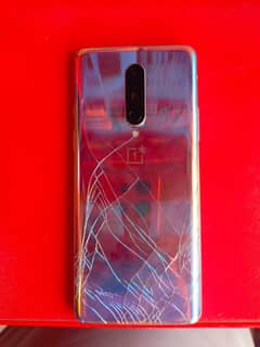 oneplus8 back crack panel line ha or tora crack ha dual sim Baki ok ha