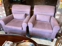 2 oversized sofa chairs, ergonomic design