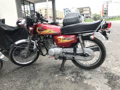 Honda cg 125 2021 argent sale all punjab number