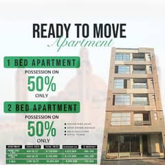 Facing Ringroad 1 BED APARTMENT READY TO MOVE ON INSTALLMENTS PLAN