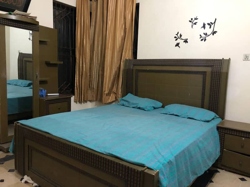 With dressing and side tables full set with spring mattress 0