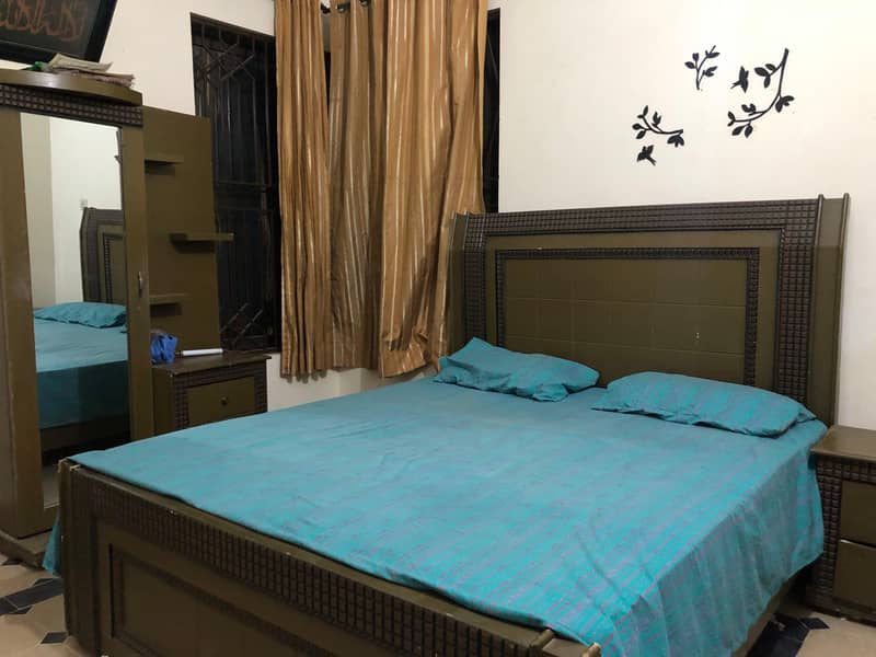 With dressing and side tables full set with spring mattress 3