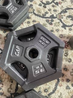 Weight plates , dumble , rod , bench