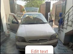 SUZUKI CULTUS GENUINE CONDITION