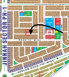 1-Kanal Plot Hot Location In E Block LDA City