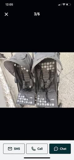 Imported double stroller/ Push chair/ Cart