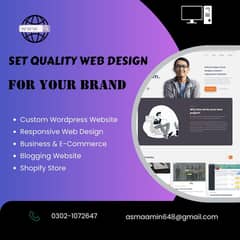 Create a custom wordpress website and shopify store